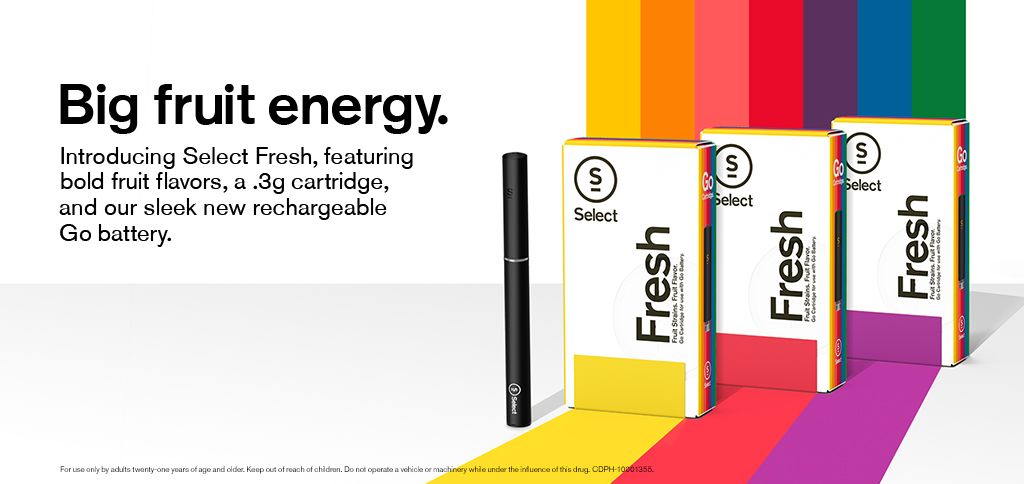 select vape battery colors Introducing Select Fresh